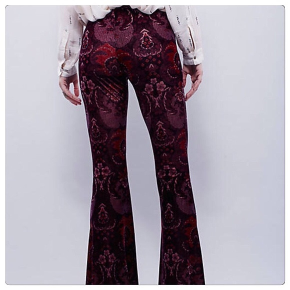 Free People Velvet Bell Bottoms