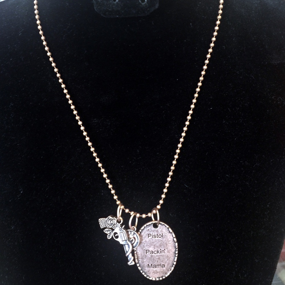 •Pistol Packing MaMa Necklace• - Picture 1 of 2