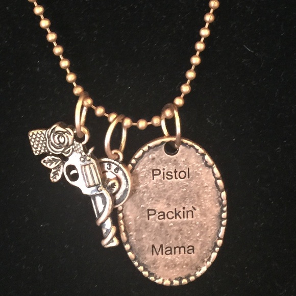 •Pistol Packing MaMa Necklace• - Picture 2 of 2