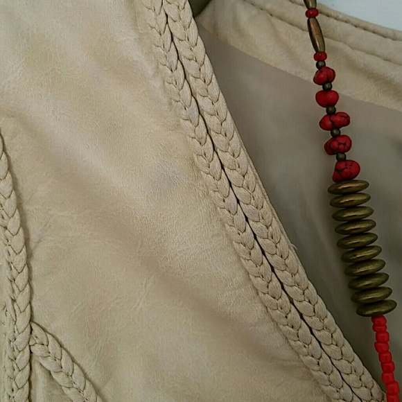 Max studio beige leather dress - Picture 5 of 7