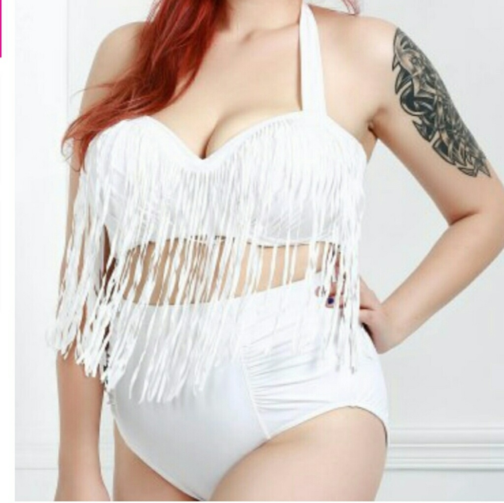FRINGE BATHING SUIT(SOLD)
