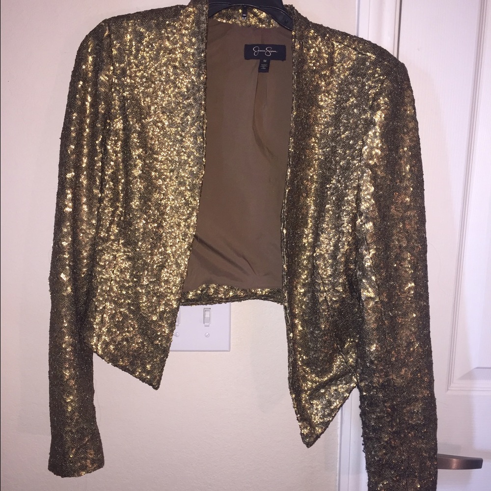 Jessica Simpson sequin blazer