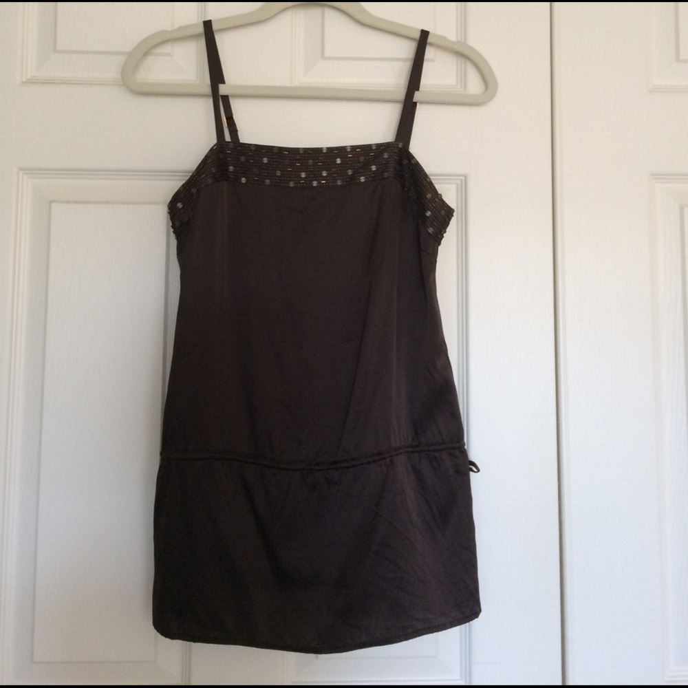 2 for $25 deal EXPRESS beaded silk top