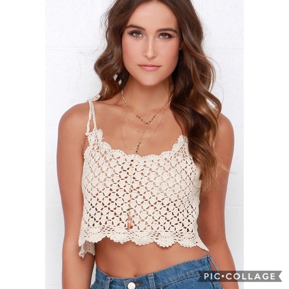 Billabong Tops - 🌊Billabong Dream Lover Crochet Crop Top