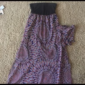 Kaleidoscope print maxi dress