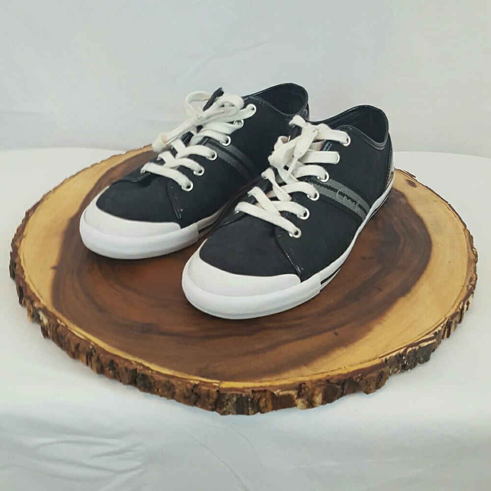 Coach Signature Black Folly Casual Canvas Sneakers