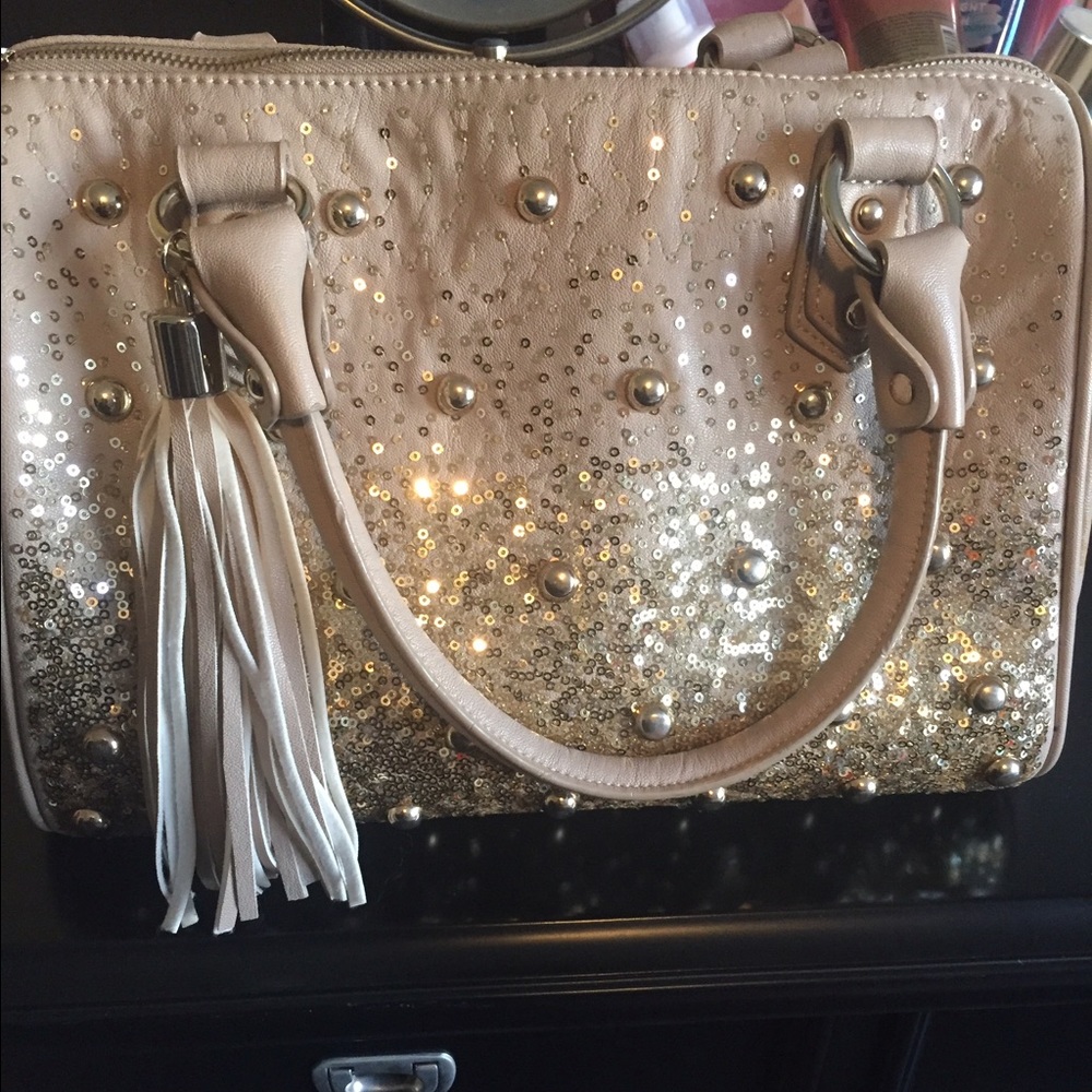 Charming Charlie sequined purse