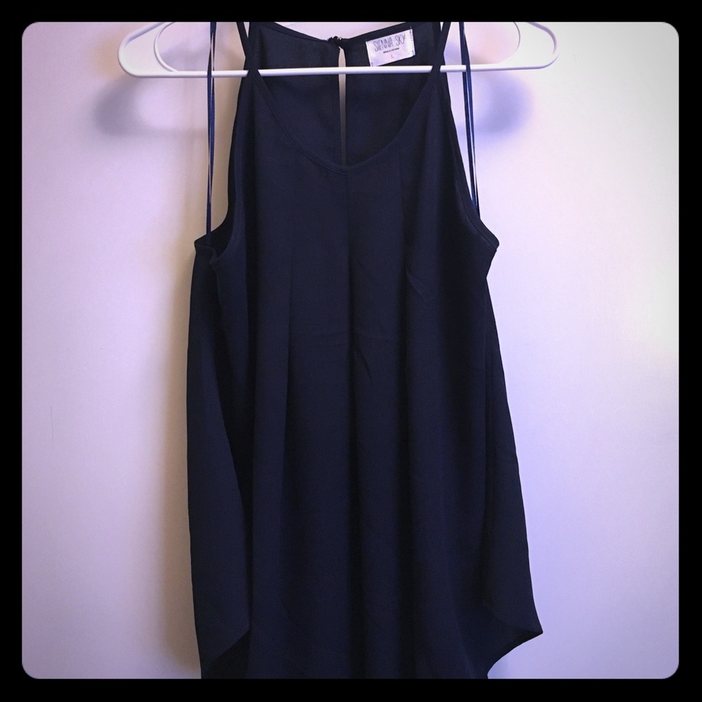 Navy Blue Tank Top