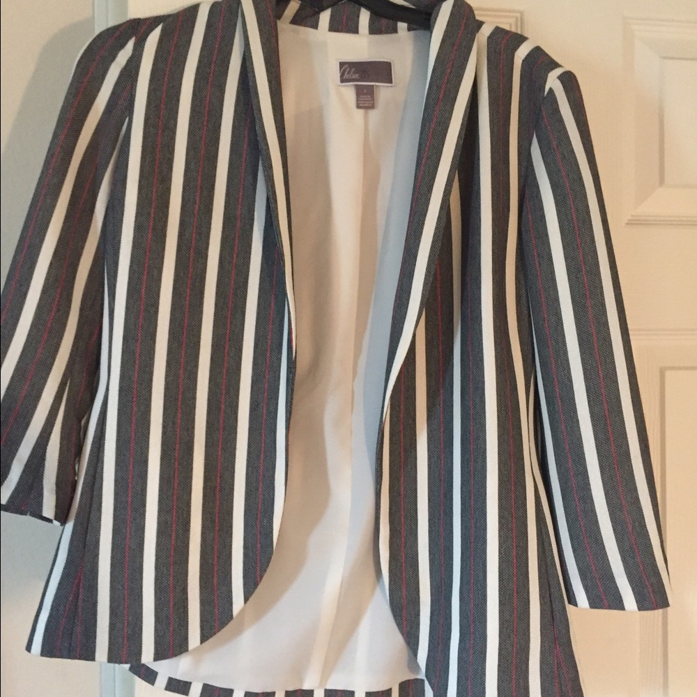 Striped blazer
