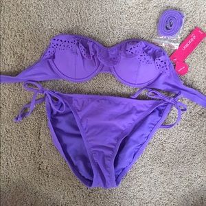 Xhilaration Purple Bikini Set