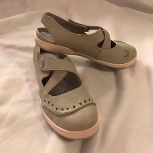 Ecru Easy Street Sport Flat Maryjanes