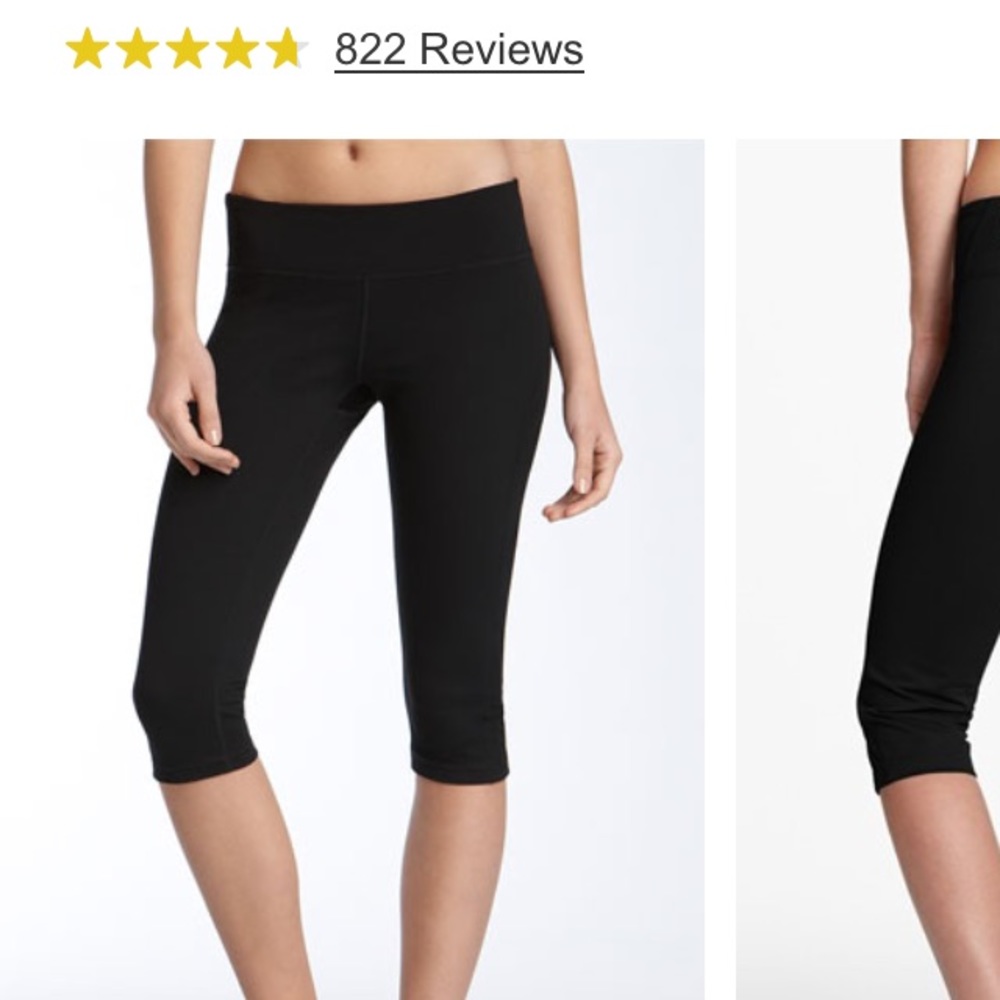 Zella "live in" capris. Black size M