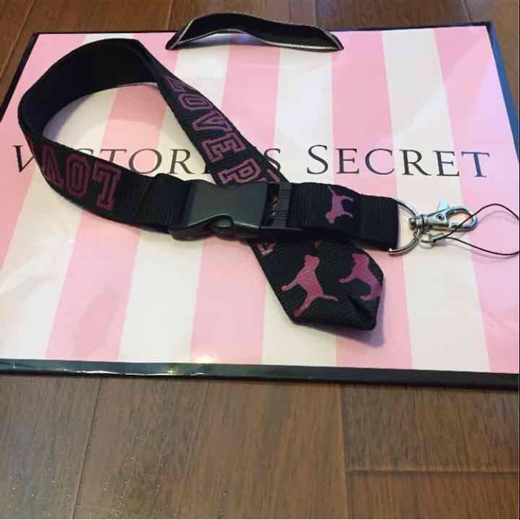 PINK Victoria's Secret Accessories - VS PINK Lanyard ID Badge Holder