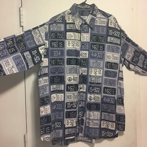 Moschino Jeans License Plate Shirt