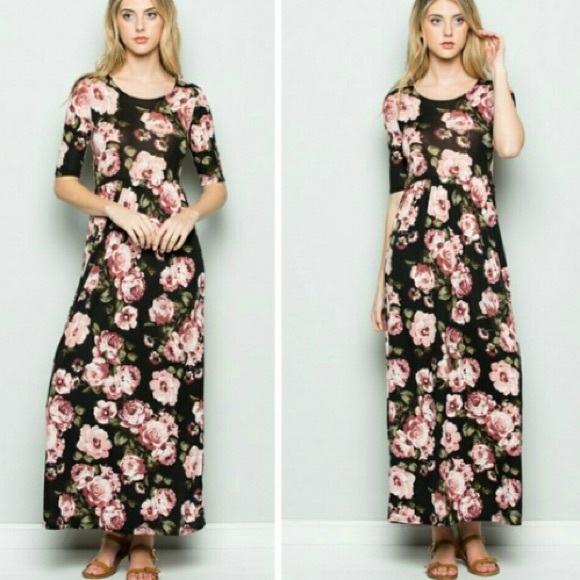 Floral Maxi Dress - Picture 3 of 5