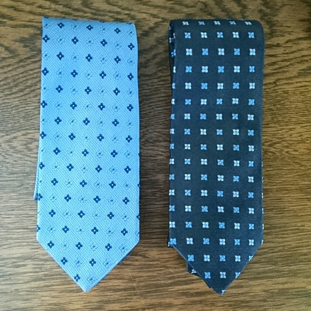 Brooks Brothers Blue silk neckties