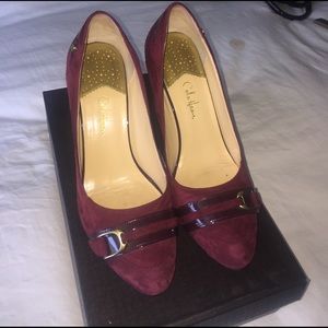 Cole Haan suede pump
