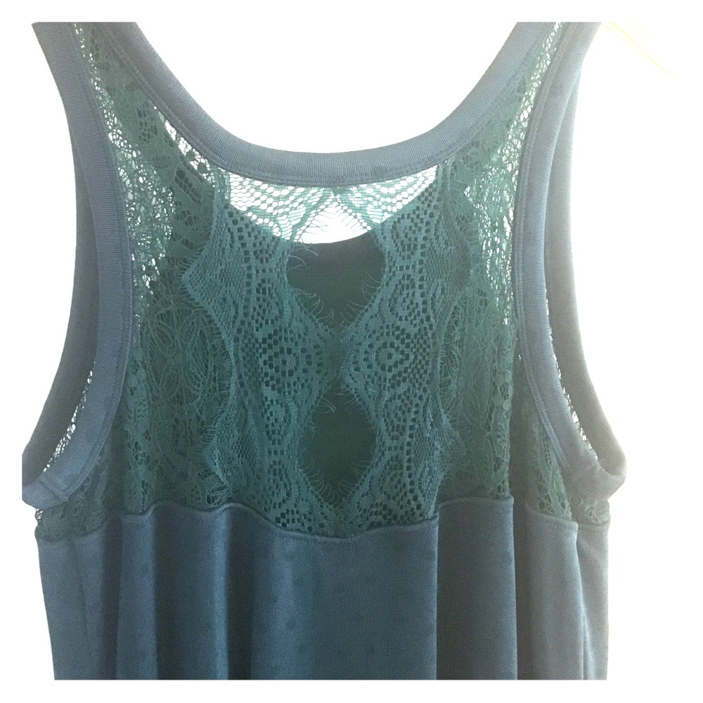 Free People Turquoise Asymmetrical Dress