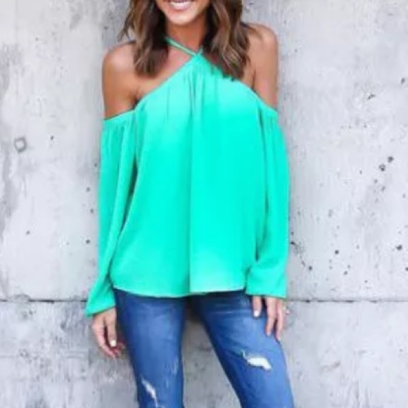 Tops - Teal Blouse
