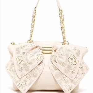 Betsey Johnson bow satchel