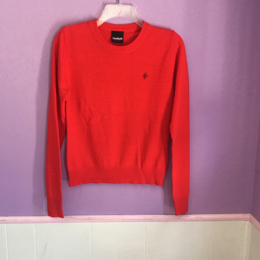 Kids Red pull over sweater