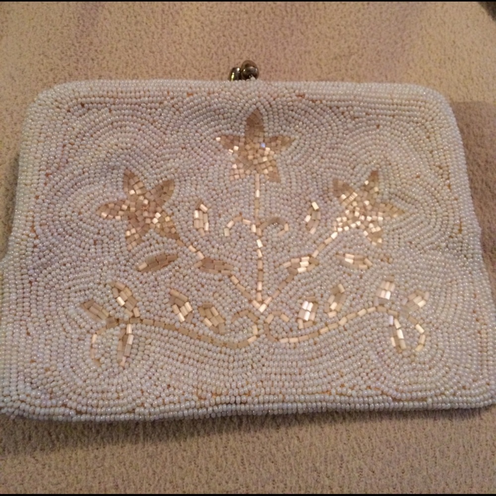 Vintage beaded clutch