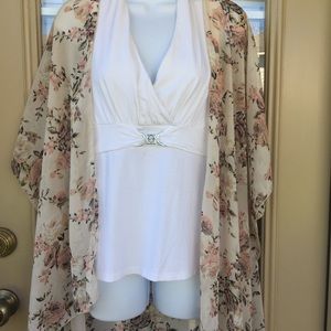 Kimono Style Sheer Top by Wish