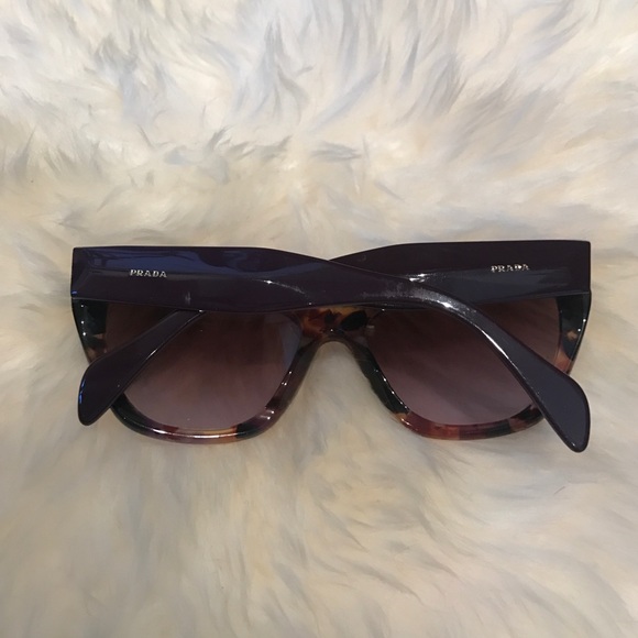 Prada Purple/Tortoise Sunglasses - Picture 2 of 7