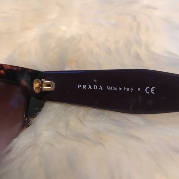 Prada Purple/Tortoise Sunglasses - Picture 4 of 7