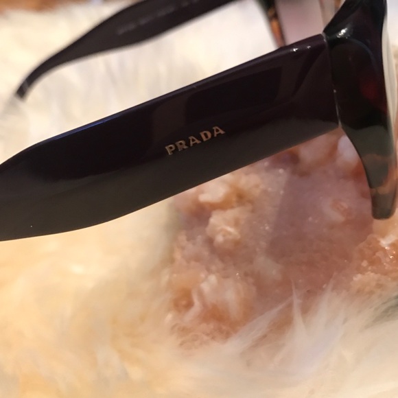 Prada Purple/Tortoise Sunglasses - Picture 6 of 7