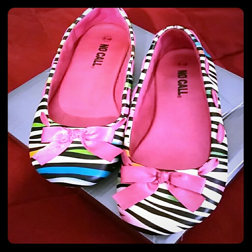 Cute colorful flats