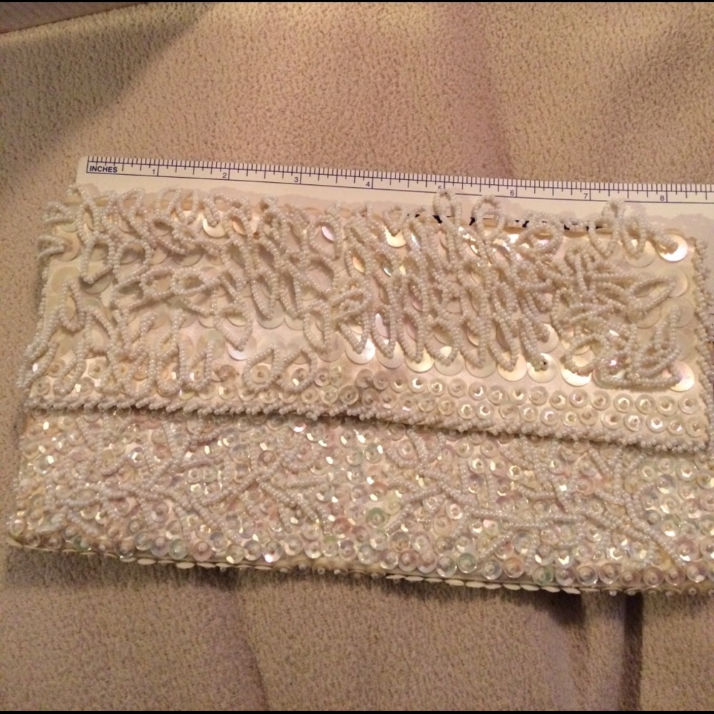 Vintage beaded clutch