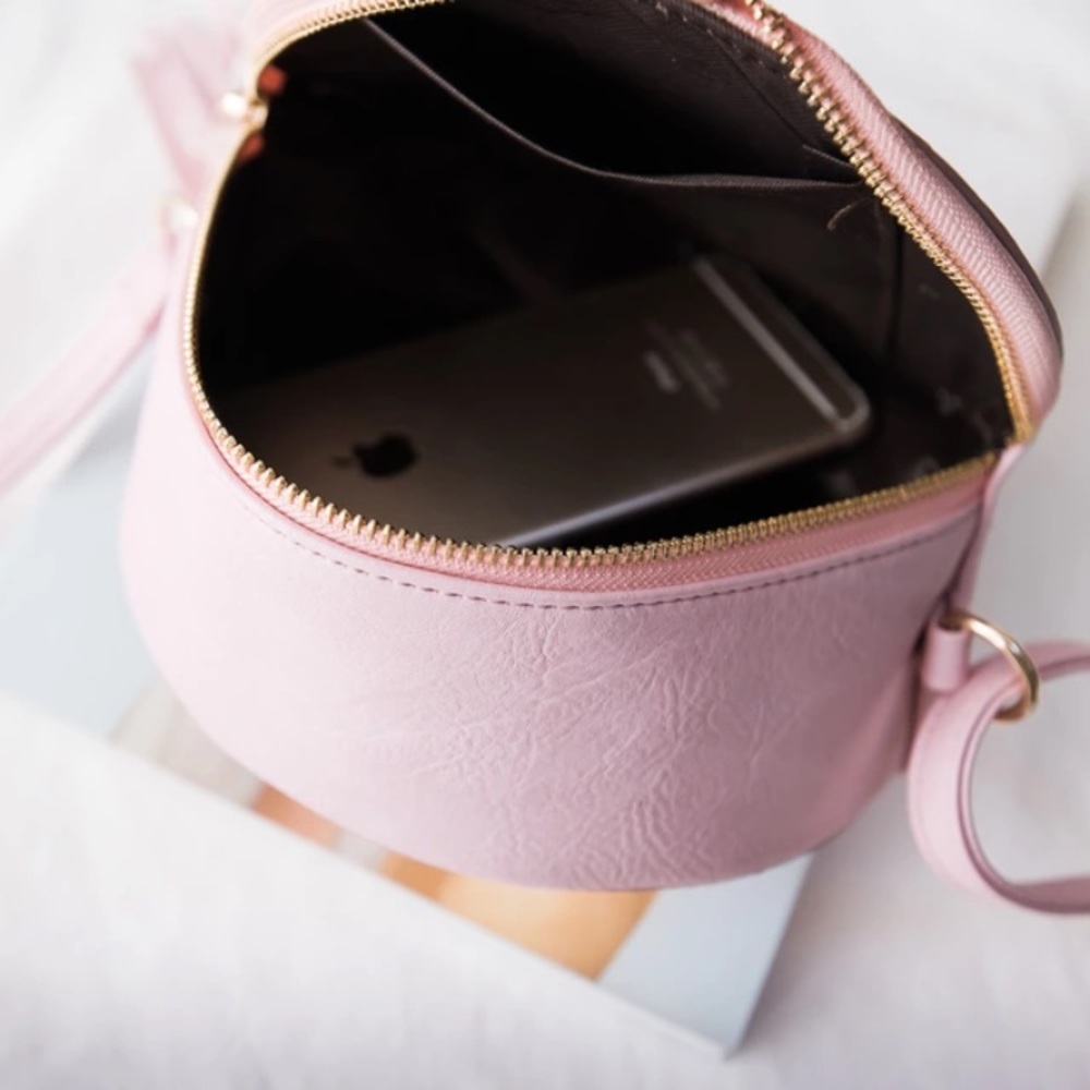 dusty pink crossbody bag - Picture 3 of 5