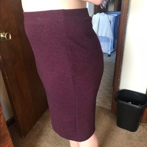 Maroon Skirt