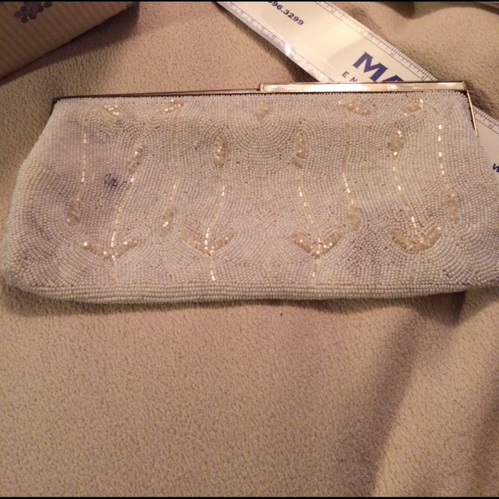 Vintage beaded clutch