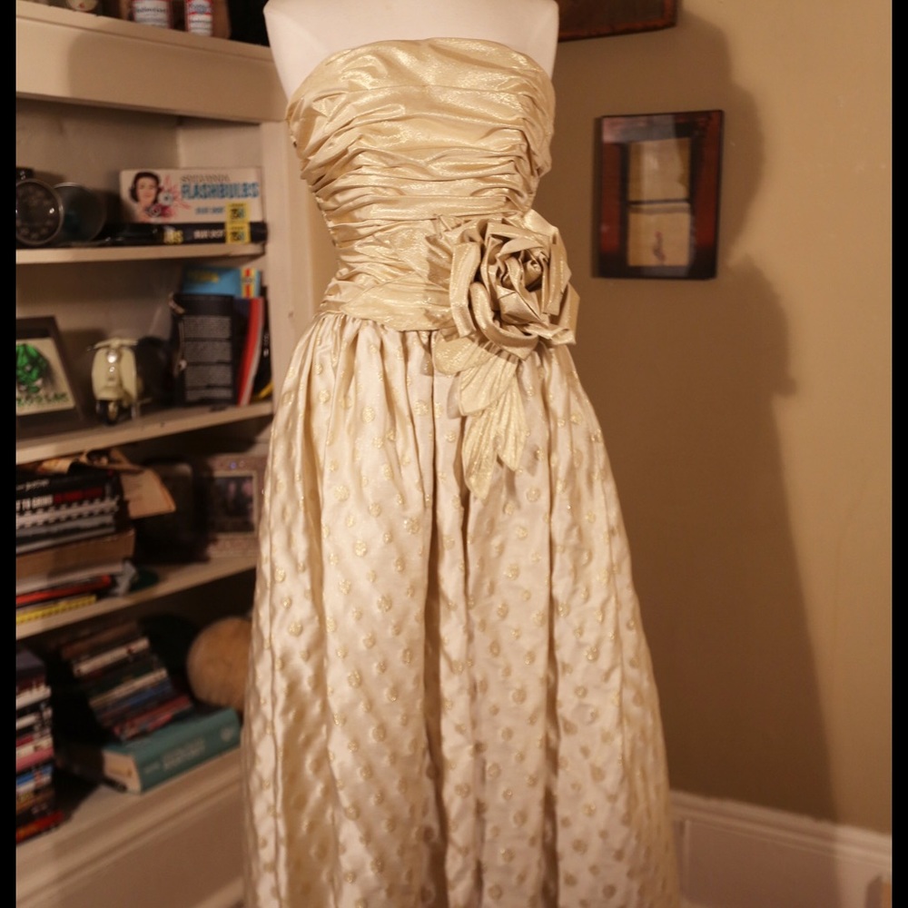 EUGENE ALEXANDER *VINTAGE* 1980's PROM DRESS