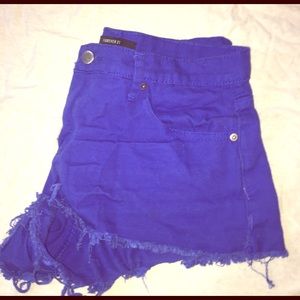 Blue shorts size 28