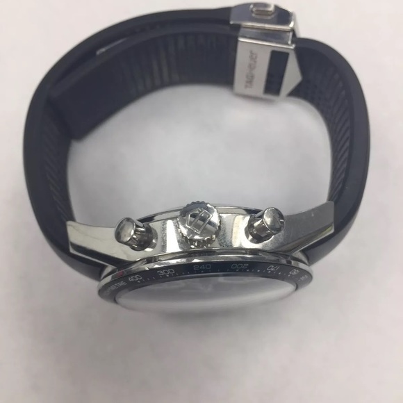 TAG HEUER CARRERA AUTOMATIC GENTS RUBBER  WATCH - Picture 2 of 5