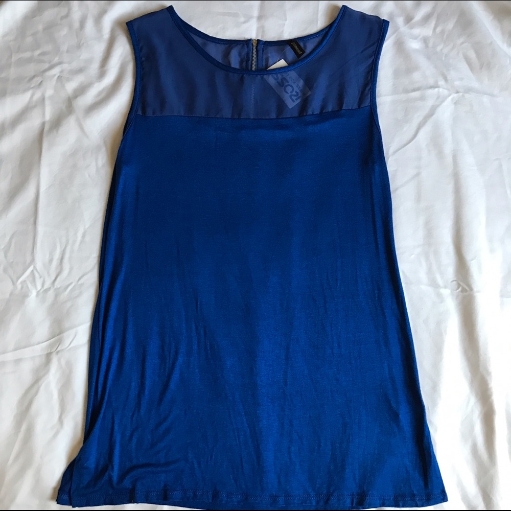 Royal blue tank