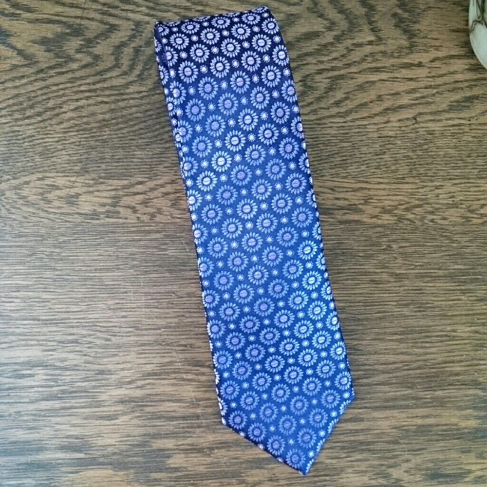 English Laundry Purple Print Necktie