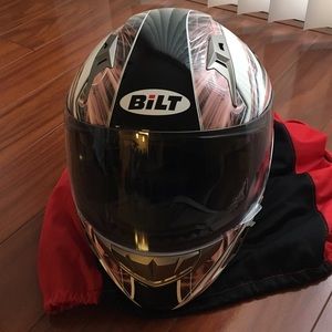 Bilt Spirit Blast Motorcycle Helmet w/ Dust Bag Bilt Spirit Blast Motorcycle Helmet w/ Dust Bag