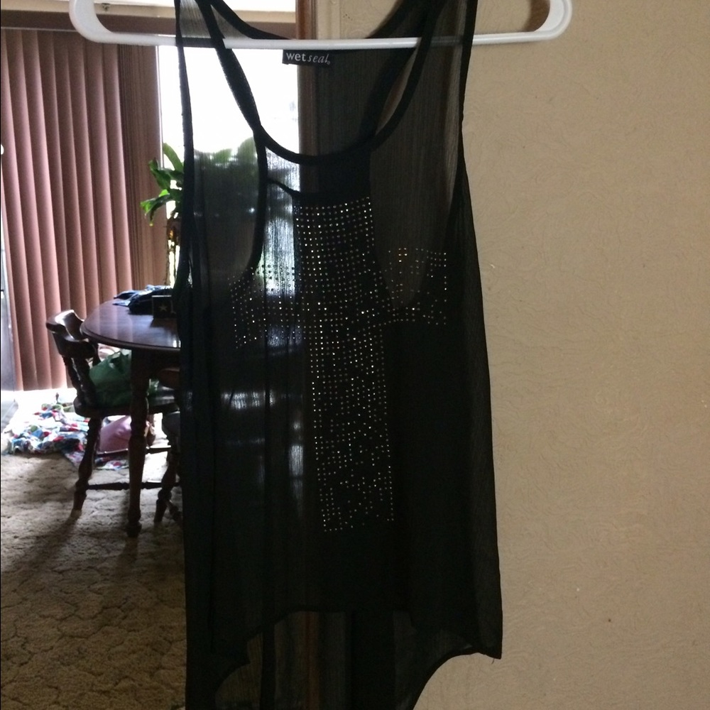 Wet Seal Black Tank ✨