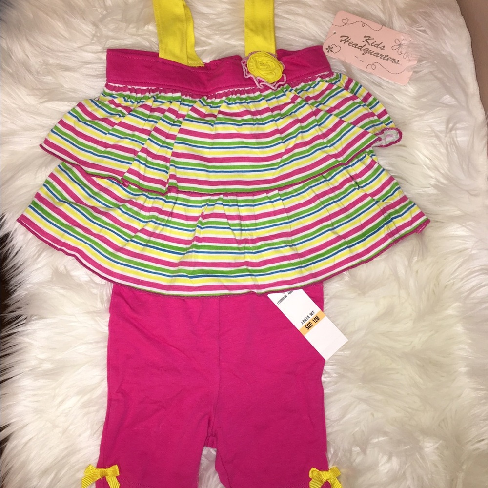 NWT 2pc Tank Top and Shorts 12M