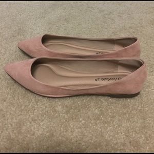 Light pink flats