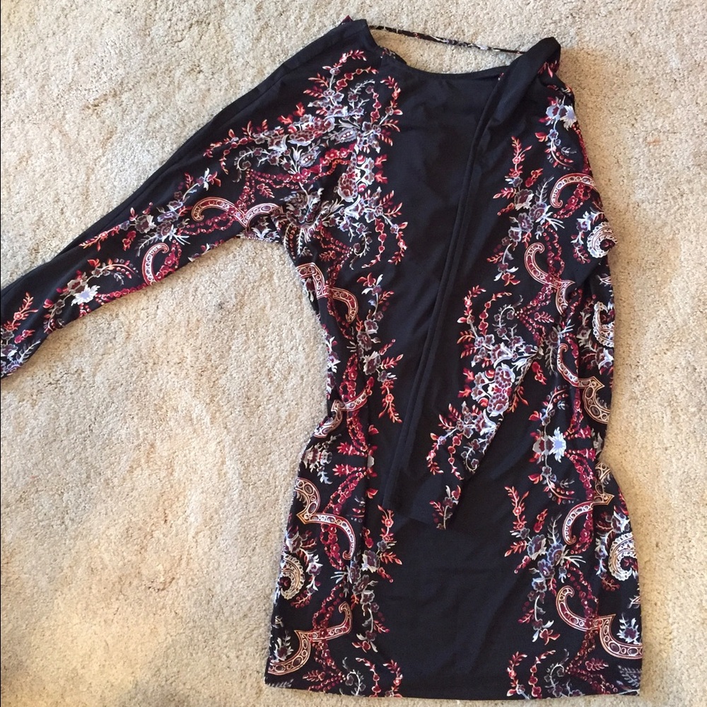 BCBGmaxazria black long sleeve dress