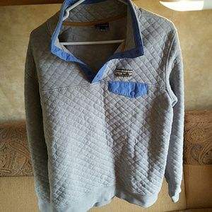 **patagonia cotton quilted snap t pullover**