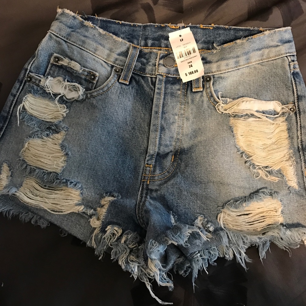 CARMAR high waist jean shorts size 24