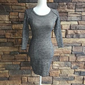 Aritzia Wilfred Wool Sweater Bodycon Cut Out Dress