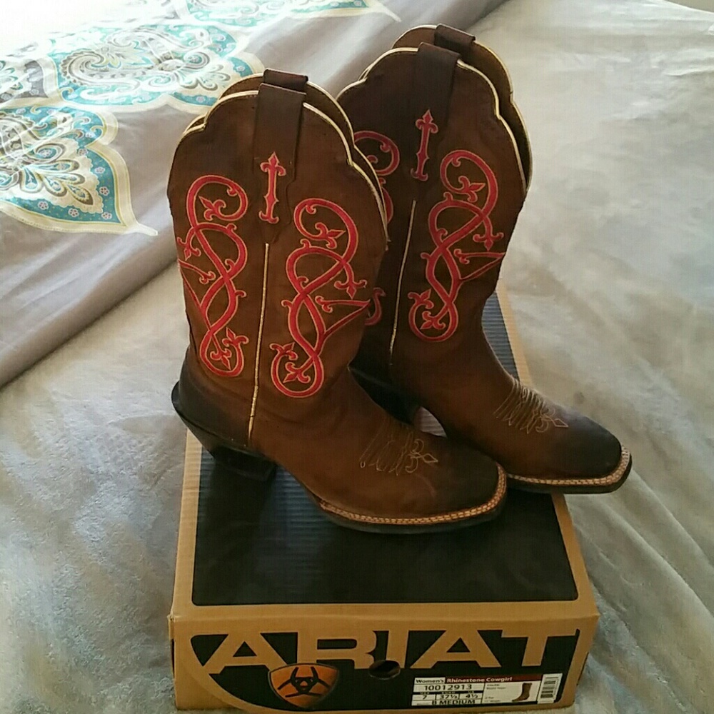 Fancy Cowgirl Heeled Boot