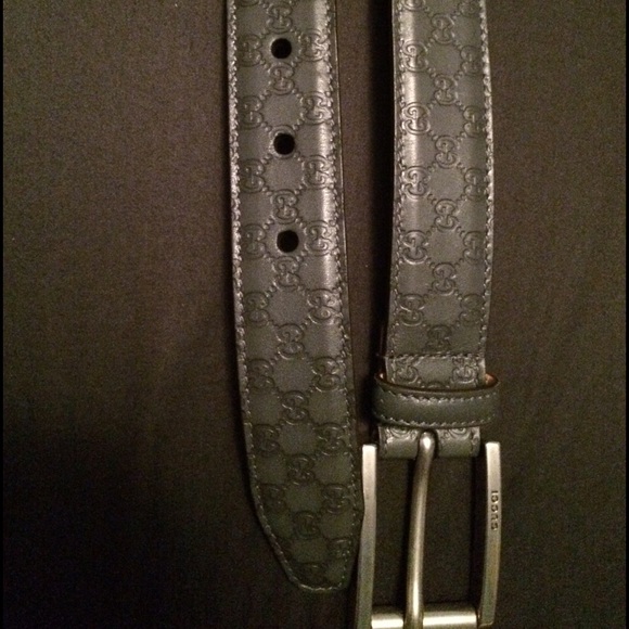 Men's /Women's Signature Gucci leather belt - Picture 3 of 4